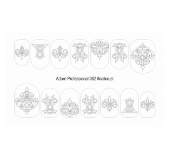 Трафарет-слайдер NailCrust Adore 382