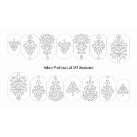 Трафарет-слайдер NailCrust Adore 383