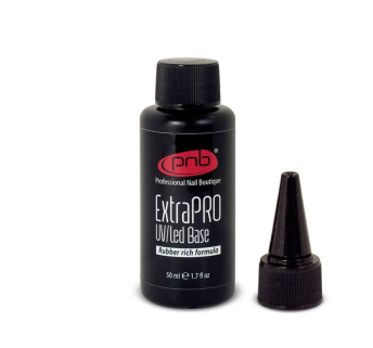 Каучуковая база для гель-лака ExtraPRO Base Rubber rich formula PNB, 50 мл