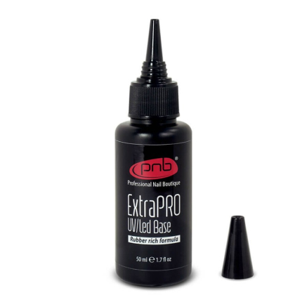 Каучуковая база для гель-лака ExtraPRO Base Rubber rich formula PNB, 50 мл