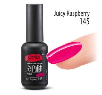Гель-лак PNB Juicy Raspberry 145, 8 мл