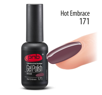 Гель-лак PNB Hot Embrace 171, 8 мл
