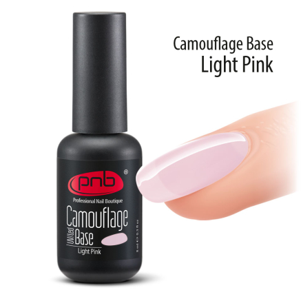 Камуфлирующая каучуковая база PNB, 17 мл,УФ/ЛЕД Light Pink