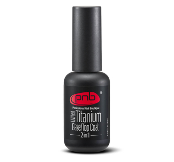 UV/LED Titanium Base/Top Coat 2-in-1 PNB, 8 ml