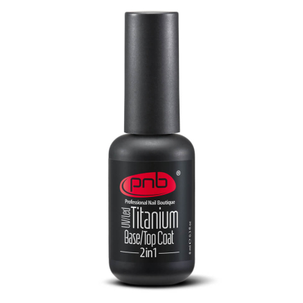 UV/LED Titanium Base/Top Coat 2-in-1 PNB, 8 ml