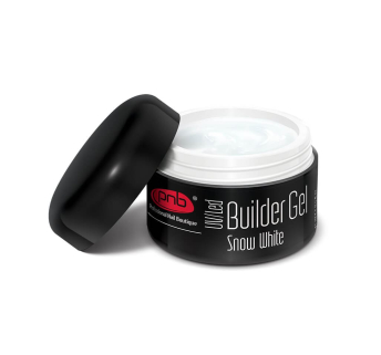 UV/LED Builder Gel Snow White PNB, 15 ml