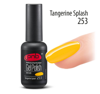 Гель-лак PNB Tangerine Splash 253, 8 мл