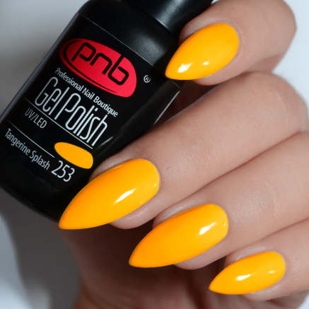 Гель-лак PNB Tangerine Splash 253, 8 мл
