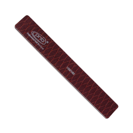 Пилка-змея для ногтей PNB 100/180 Brown, прямоугольная