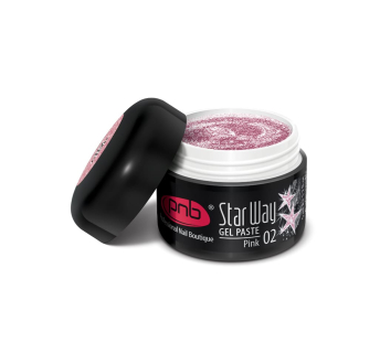 UV/LED Gel Paste PNB "Star Way", 02 Pink, 5 ml