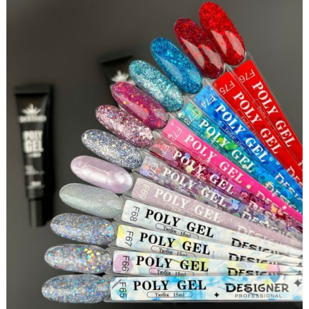 Полігель (15 мл.) Designer F70 Diamond Brown Grey Полігель (15 мл.) Designer F70 Diamond Brown Grey