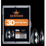Diamond Fast Gel Tips (DF6 Almond medium) - гелеві типси Designer 120 шт/уп