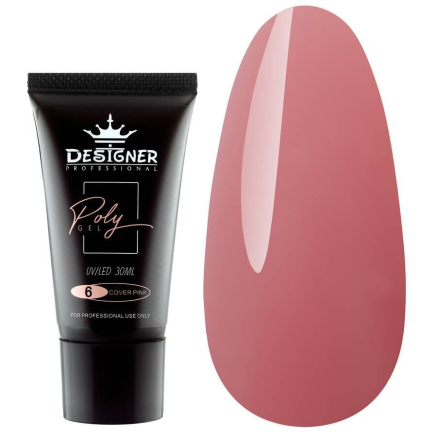 Полігель 30 мл Designer Cover Pink №6
