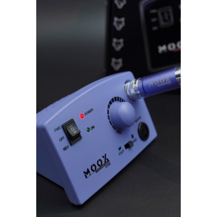 Фрезер Мокс X104 (Purple) на 45 000 об/хв. та 65W. для манікюру та педикюру Фрезер Мокс X104 (Purple) на 45 000 об/хв. та 65W. для манікюру та педикюру