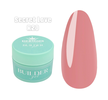 Builder Gel 15 мл., Designer (Моделюючий гель) R20 Secret Love