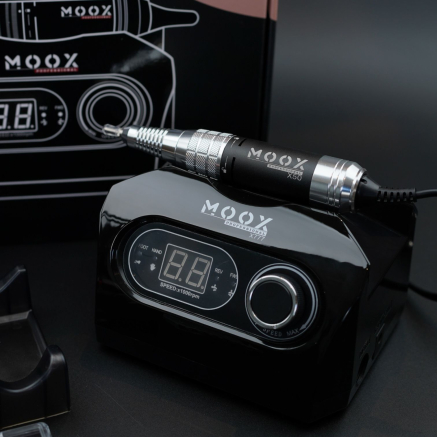 Фрезер Мокс X777 (Black) на 50 000 об/хв. та 70W. для манікюру та педикюру Фрезер Мокс X777 (Black) на 50 000 об/хв. та 70W. для манікюру та педикюру