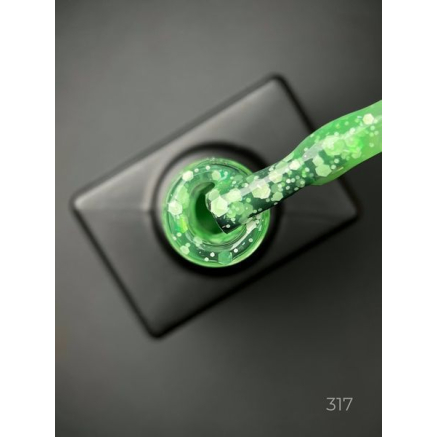 Кольорова база Marmalade base 317 Designer (9 мл.) - з білими конфетті