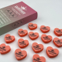 Nail Buff Heart Orange (Помаранчевий) 180/240 грит - Designer баф у формі сердечка