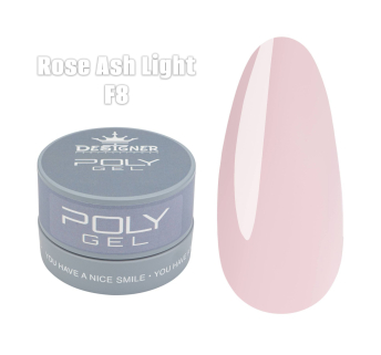 Полигель (30 мл., в банке) Designer F8 Rose Ash Light