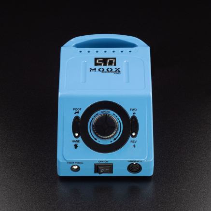 Фрезер Мокс X803 (Sky blue) на 50 000 об/хв. та 70 W. для манікюру та педикюру Фрезер Мокс X803 (Sky blue) на 50 000 об/хв. та 70 W. для манікюру та педикюру