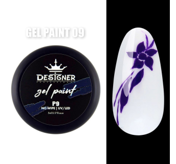 Gel Paint P9 (Індіго) 5 мл. - Гель фарба Designer