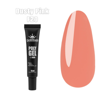 Полігель (15 мл.) Designer F20 Dusty Pink