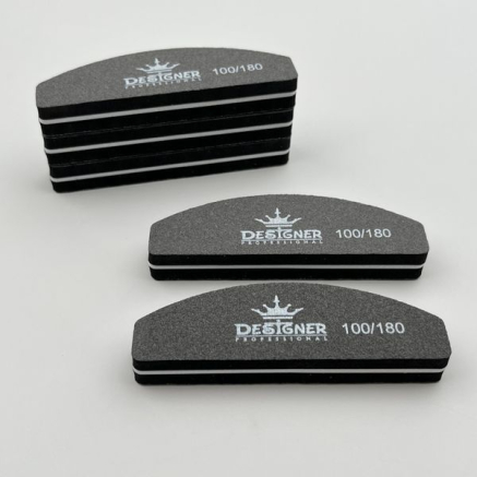 Бафік півмісяць (Чорний 100/180 грит.) - Designer