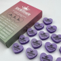 Nail Buff Heart Mini Purple (Фіолетовий) 180/240 грит - Designer баф у формі сердечка
