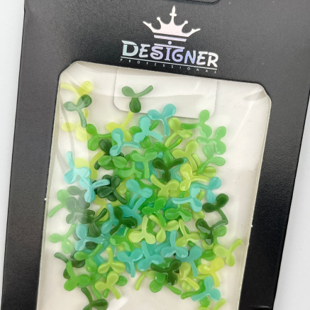 3D декор для об'ємного дизайну нігтів 'Різнокольорові ромашки' Designer - C1