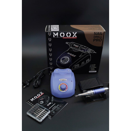 Фрезер Мокс X105 (Purple) на 45 000 об/хв. та 65W. для манікюру та педикюру Фрезер Мокс X105 (Purple) на 45 000 об/хв. та 65W. для манікюру та педикюру