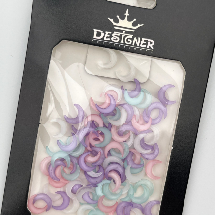 3D декор для об'ємного дизайну нігтів 'Місяць' Designer - L3