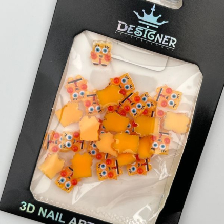 3D декор для об'ємного дизайну нігтів 'Спанч Боб' Designer - K8