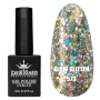 Гель лак Clow Glitter 573 Designer (9мл.) - з пластівцями хамелеон різних розмірів та гліттером