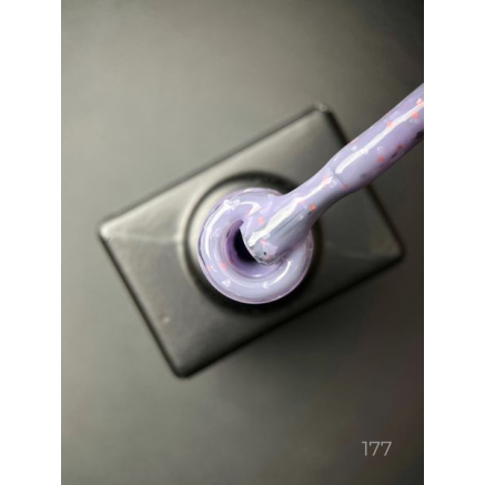 Кольорова база Marble base 177 Designer (9 мл) - з різнокольоровою поталлю