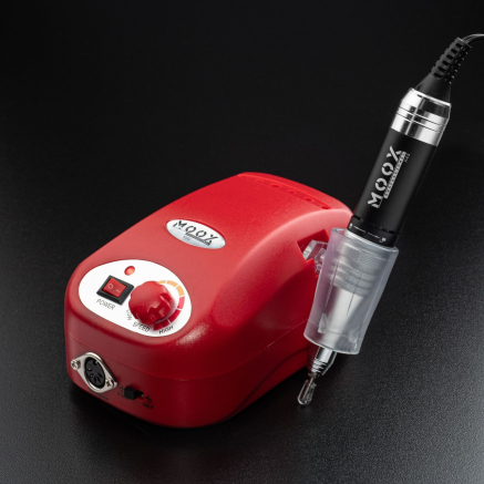 Фрезер Мокс X102 (Червоний) на 45 000 об/хв. та 65W. для манікюру та педикюру Фрезер Мокс X102 (Червоний) на 45 000 об/хв. та 65W. для манікюру та педикюру