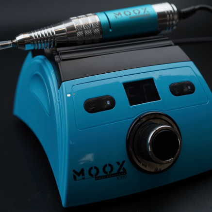 Фрезер Мокс X310 (Light blue) на 50 000 об/хв. та 70W. для манікюру та педикюру Фрезер Мокс X310 (Light blue) на 50 000 об/хв. та 70W. для манікюру та педикюру