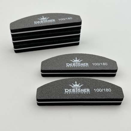 Бафік півмісяць (Чорний 100/180 грит.) - Designer