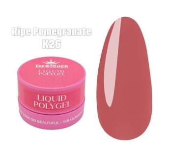 Рідкий полігель (30 мл., в банці) Designer К26 Ripe Pomegranate