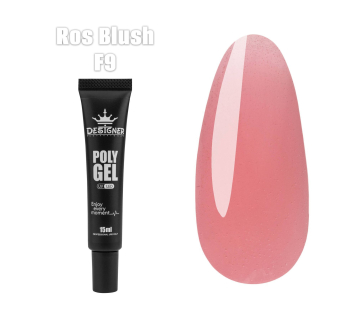 Полигель (15 мл.) Designer F9 Ros Blush