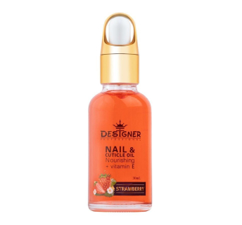 Олія для кутикули 30 мл. (Полуниця №8) - Nail&Cuticle oil від Designer
