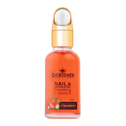 Олія для кутикули 30 мл. (Полуниця №8) - Nail&Cuticle oil від Designer