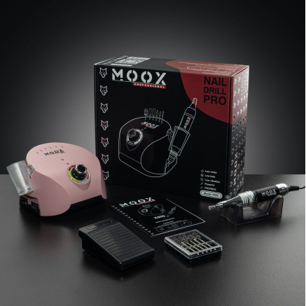 Фрезер Мокс X905 (Рожевий) на 45 000 об/хв. та 70W. для манікюру та педикюру Фрезер Мокс X905 (Рожевий) на 45 000 об/хв. та 70W. для манікюру та педикюру