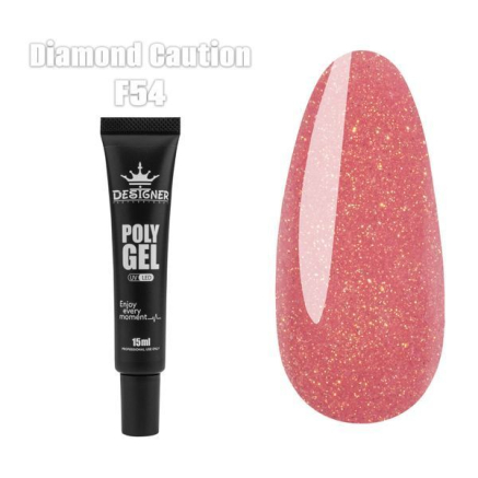 Полігель (15 мл.) Designer F54 Diamond Caution