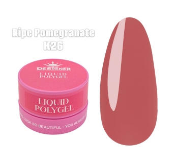 Рідкий полігель (30 мл., в банці) Designer К26 Ripe Pomegranate