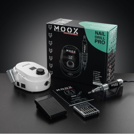 Фрезер Мокс X550 (White) на 50 000 об/хв. та 70W. для манікюру та педикюру