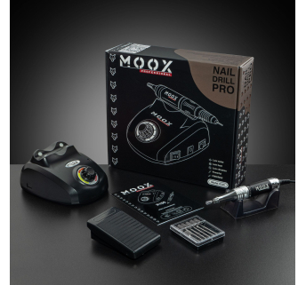 Фрезер Мокс X105 (Чорний) на 45 000 об/хв. та 65W. для манікюру та педикюру