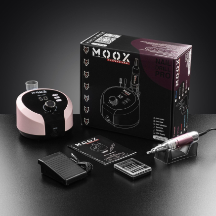 Фрезер Мокс X807 (Pink) на 50 000 об/хв. та 65W. для манікюру та педикюру Фрезер Мокс X807 (Pink) на 50 000 об/хв. та 65W. для манікюру та педикюру