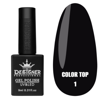 Кольорове топове покриття - Color Top 01 Designer, 9 мл. - вітражне