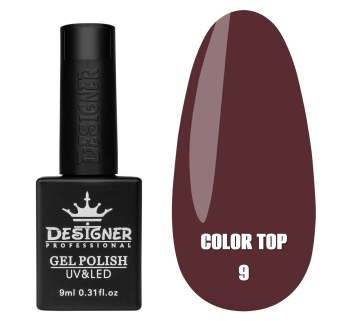 Кольорове топове покриття - Color Top 09 Designer, 9 мл. - вітражне