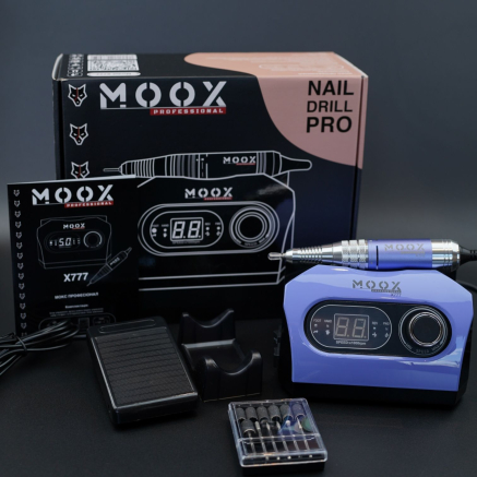 Фрезер Мокс X777 (Purple) на 50 000 об/хв. та 70W. для манікюру та педикюру Фрезер Мокс X777 (Purple) на 50 000 об/хв. та 70W. для манікюру та педикюру